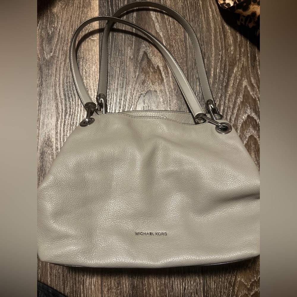 Michael Kors Raven Shoulder Bag- Pebbled Leather